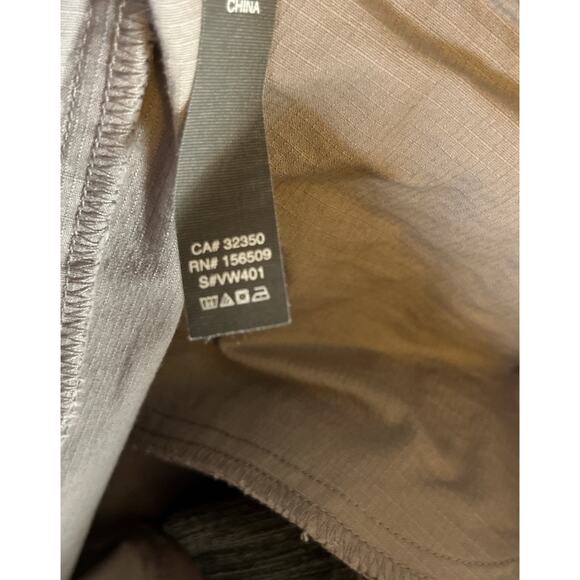 Vuori Ripstop Hiking Pants Women Size Small VW401 Tan Khaki No Drawstring - Picture 10 of 10